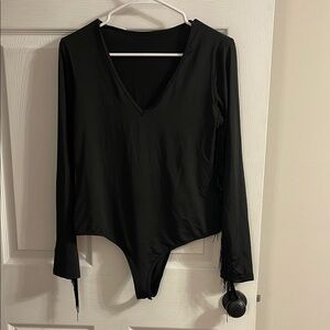 Black Long Sleeve Bodysuit